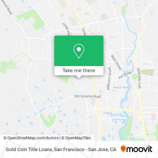 Mapa de Gold Coin Title Loans