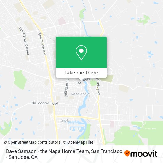 Mapa de Dave Samson - the Napa Home Team