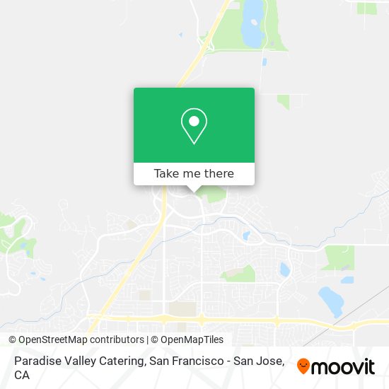 Paradise Valley Catering map