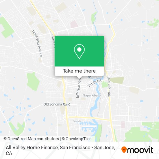 All Valley Home Finance map