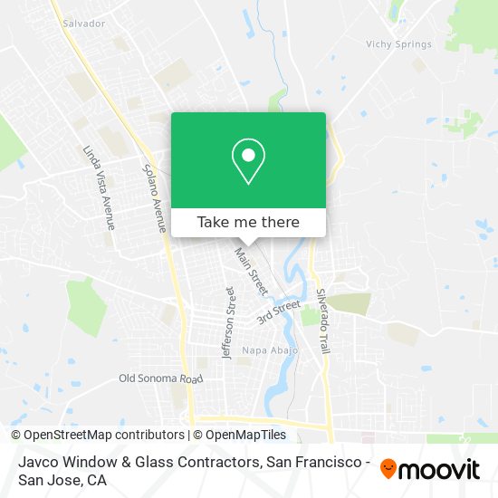 Javco Window & Glass Contractors map