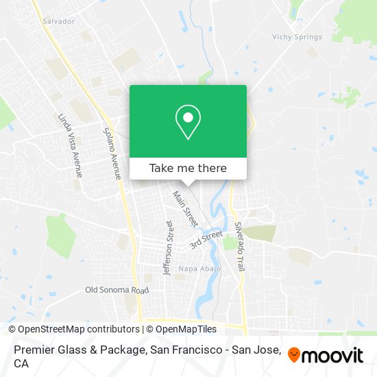 Premier Glass & Package map