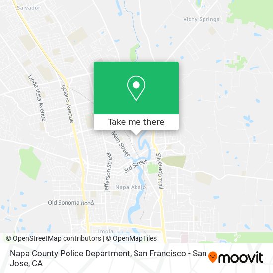 Mapa de Napa County Police Department