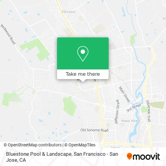 Bluestone Pool & Landscape map