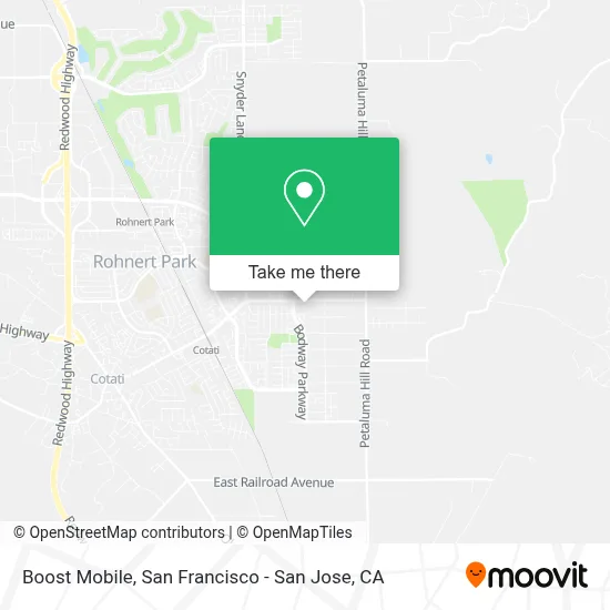 Boost Mobile map