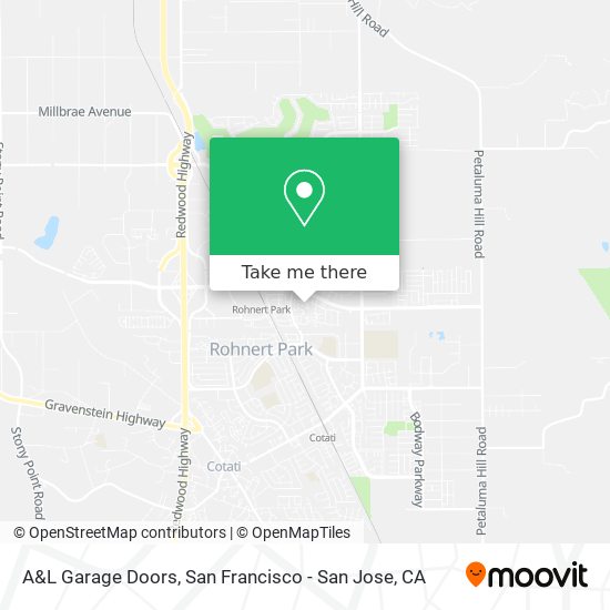 A&L Garage Doors map