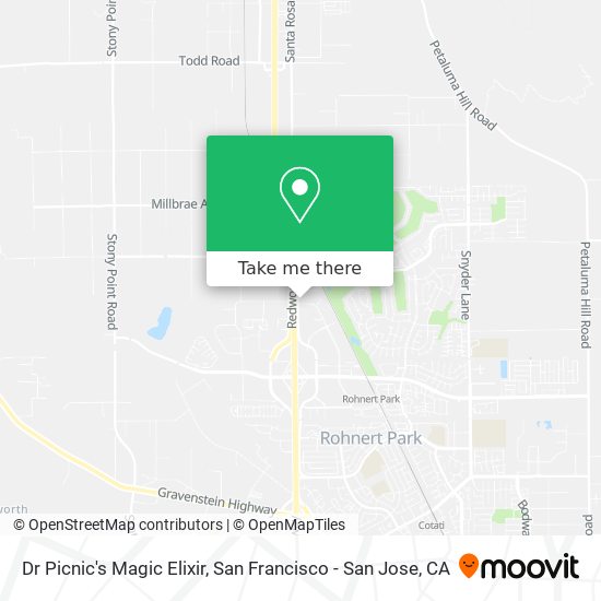 Dr Picnic's Magic Elixir map