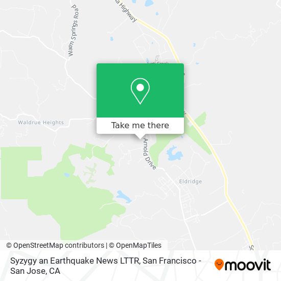 Syzygy an Earthquake News LTTR map