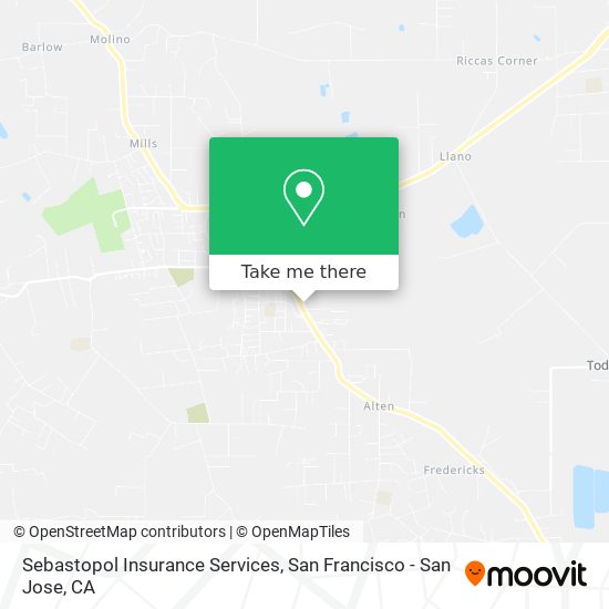 Sebastopol Insurance Services map