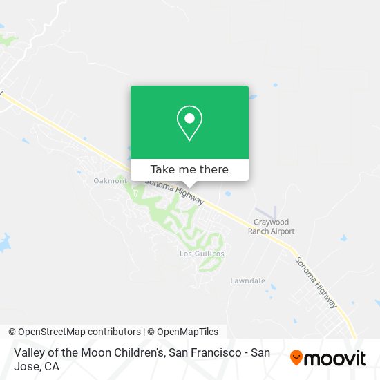 Valley of the Moon Children's map