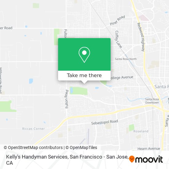 Mapa de Kelly's Handyman Services
