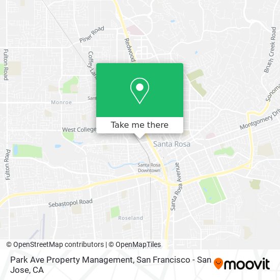 Park Ave Property Management map