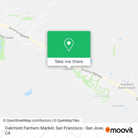 Mapa de Oakmont Farmers Market