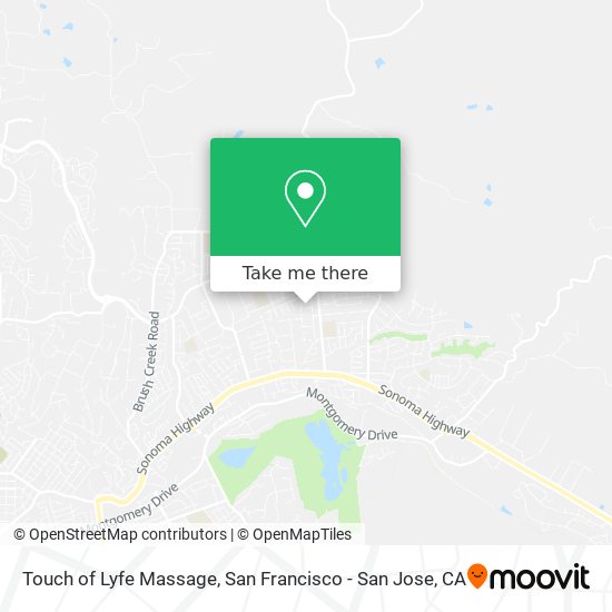 Touch of Lyfe Massage map