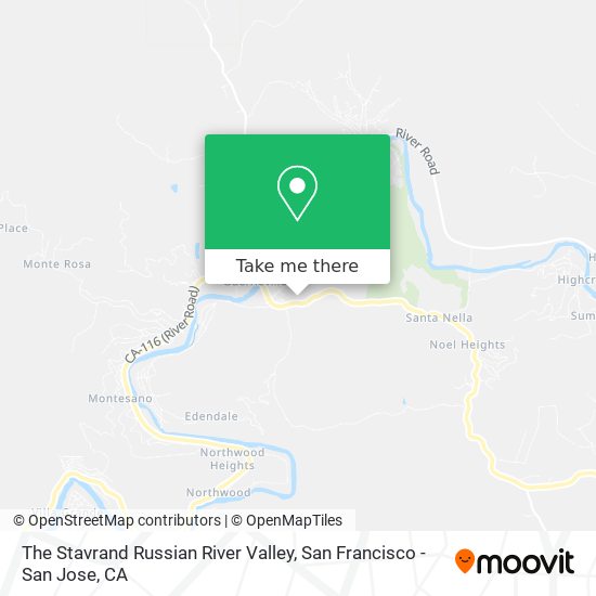 The Stavrand Russian River Valley map