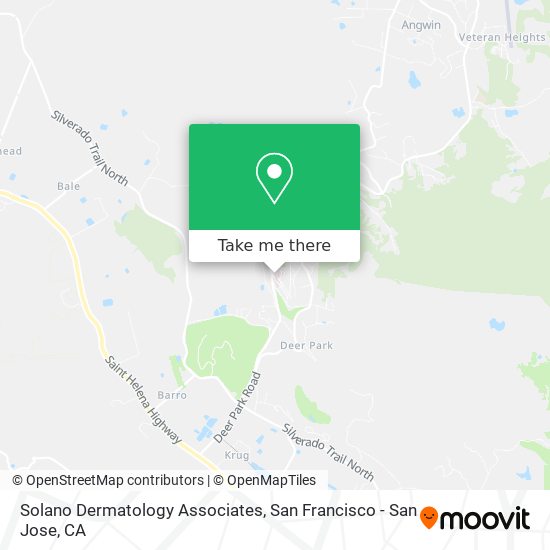 Solano Dermatology Associates map