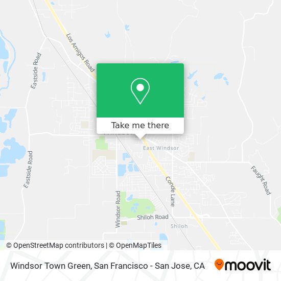 Mapa de Windsor Town Green