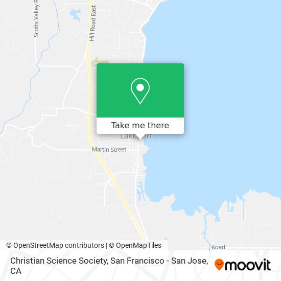Christian Science Society map
