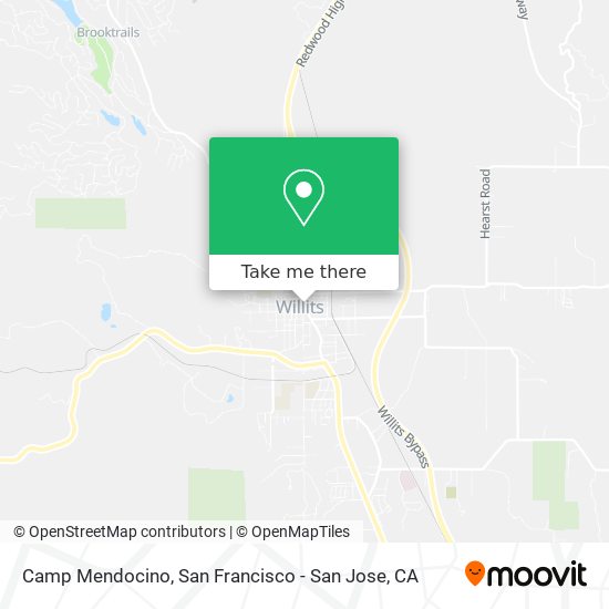 Mapa de Camp Mendocino