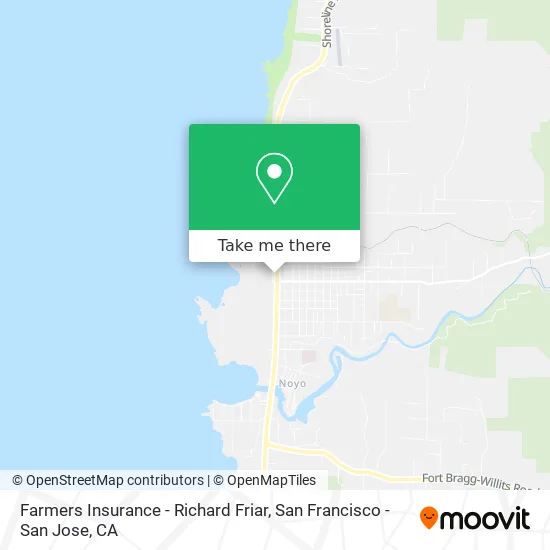 Farmers Insurance - Richard Friar map