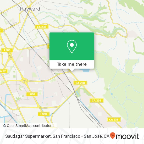 Saudagar Supermarket map