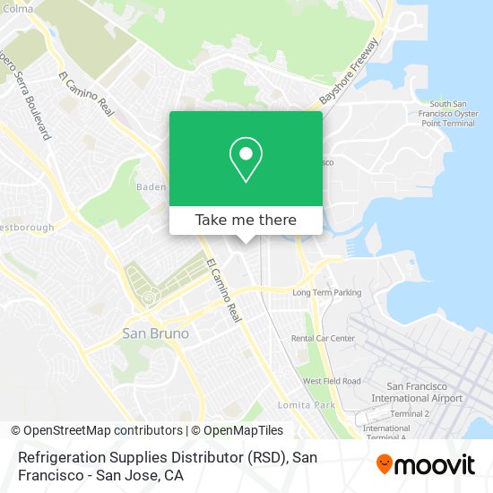 Mapa de Refrigeration Supplies Distributor (RSD)