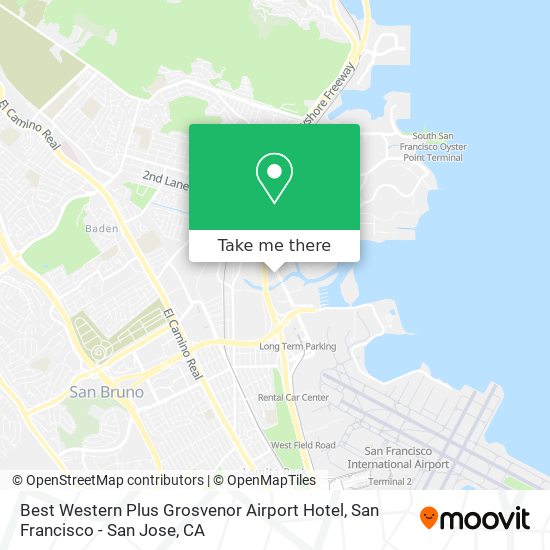 Best Western Plus Grosvenor Airport Hotel map