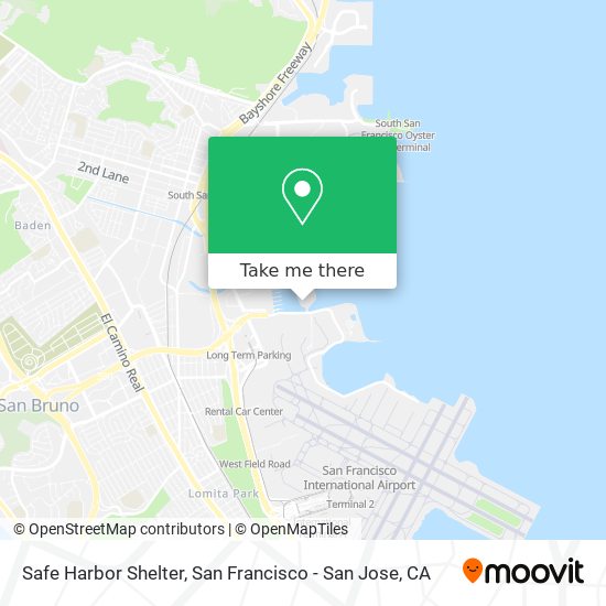 Mapa de Safe Harbor Shelter
