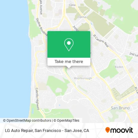 LG Auto Repair map