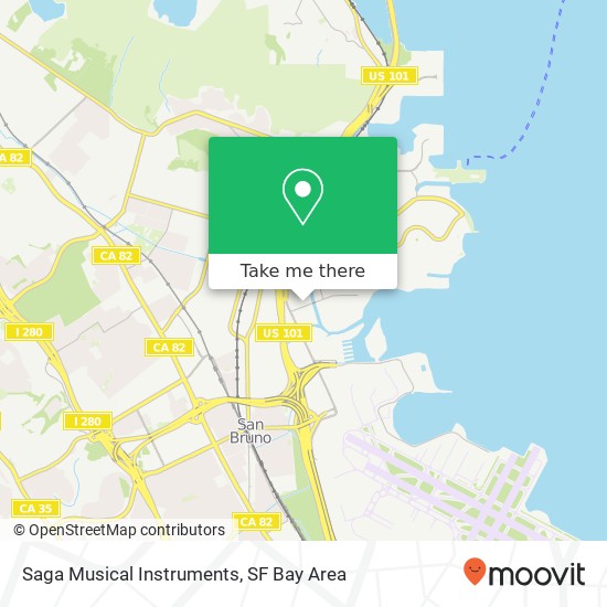 Saga Musical Instruments map