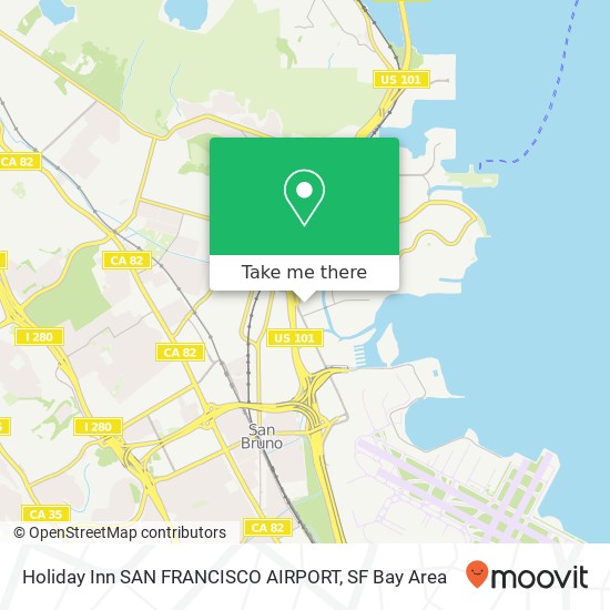 Holiday Inn SAN FRANCISCO AIRPORT map