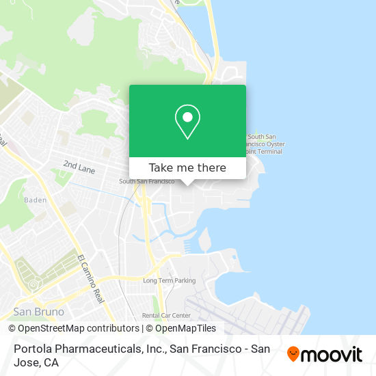 Mapa de Portola Pharmaceuticals, Inc.
