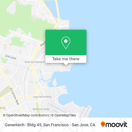 Mapa de Genentech - Bldg 45