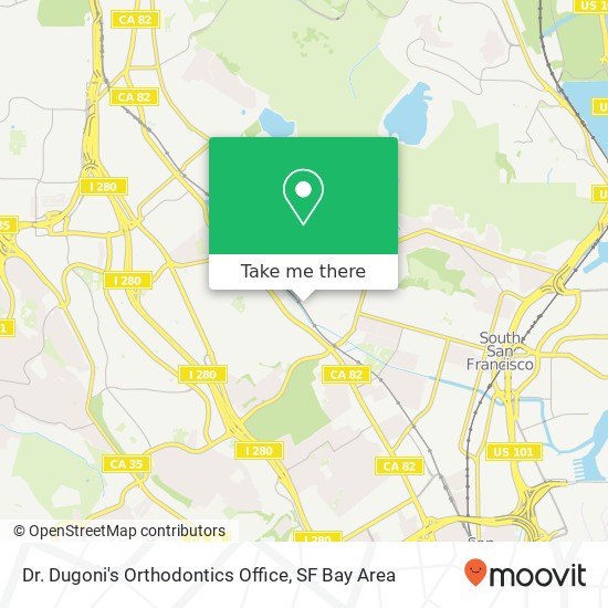 Dr. Dugoni's Orthodontics Office map