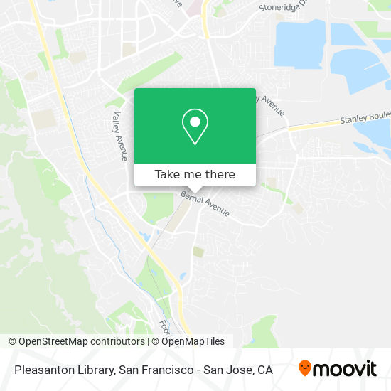 Mapa de Pleasanton Library