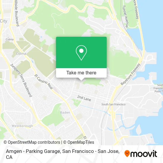 Amgen - Parking Garage map