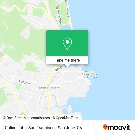 Calico Labs map