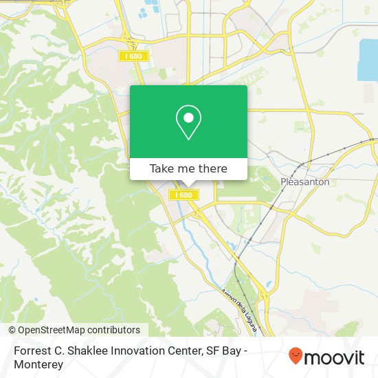 Mapa de Forrest C. Shaklee Innovation Center