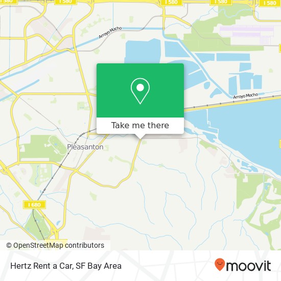 Hertz Rent a Car map