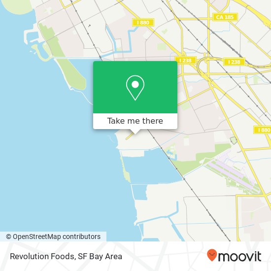 Mapa de Revolution Foods