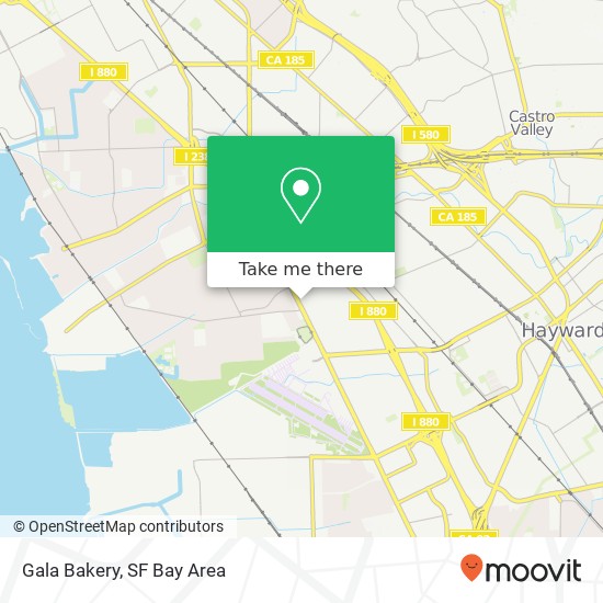 Gala Bakery map