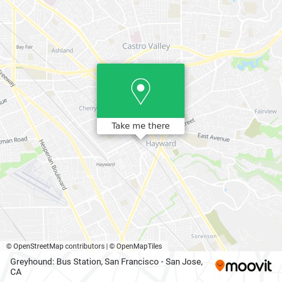 Greyhound: Bus Station map
