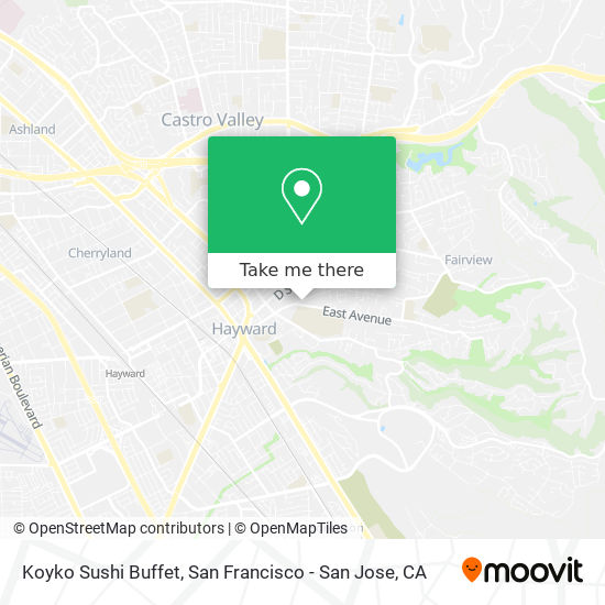 Koyko Sushi Buffet map