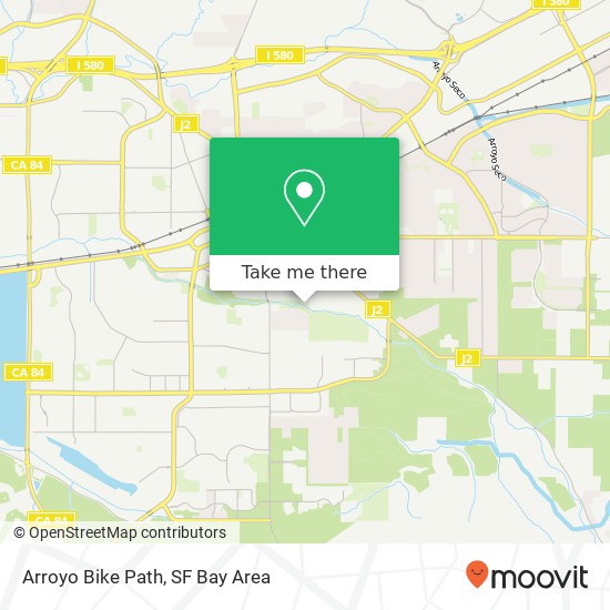 Mapa de Arroyo Bike Path
