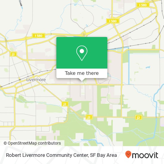 Mapa de Robert Livermore Community Center
