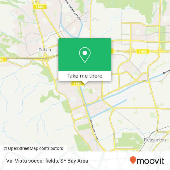 Val Vista soccer fields map