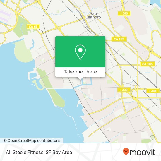 All Steele Fitness map