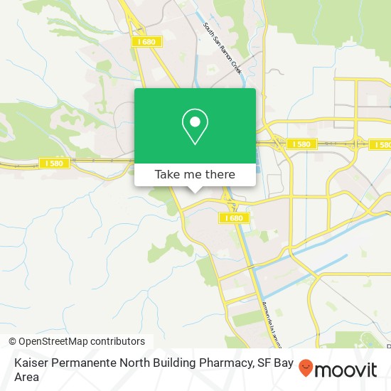 Mapa de Kaiser Permanente North Building Pharmacy