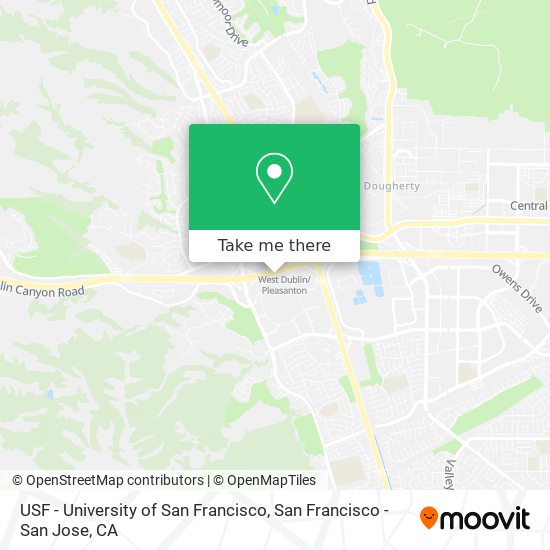 Mapa de USF - University of San Francisco