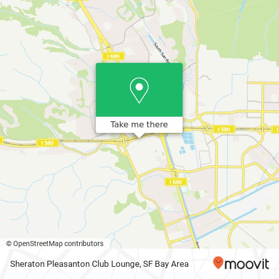 Mapa de Sheraton Pleasanton Club Lounge